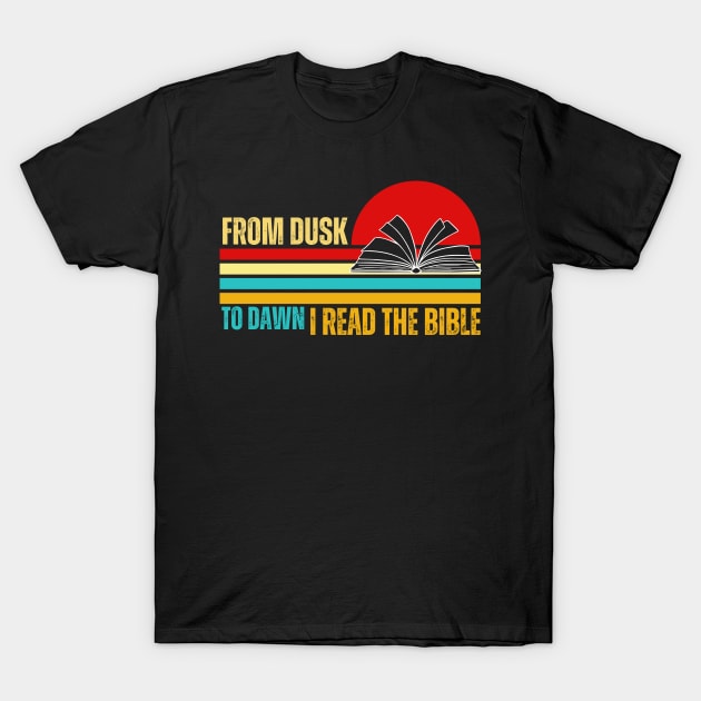 Retro Bible lover t-shirts T-Shirt by Kikapu creations